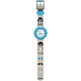 Flik Flak Garçon Analogique Quartz Montre avec Bracelet en Tissu FPSP024