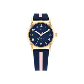 Tommy Hilfiger Kids Montre Mixte Analogique Quartz avec Bracelet Silicone 1720037