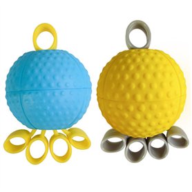 Exercice de doigt 2pcs 10 lb et 20lb PU d'exercice à main avec une poignée de doigt de silicone 2