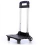 JSGHGDF Chariot à roulettes pliable à 2 roues en alliage d'aluminium durable pour étudiant, sac à main pour sac d'école, rose vi