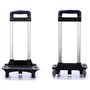 JSGHGDF Chariot à roulettes pliable à 2 roues en alliage d'aluminium durable pour étudiant, sac à main pour sac d'école, rose vi