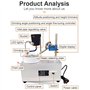 YLANMEI Machine de meulage d'angle pour Le Traitement des Bijoux en Pierres précieuses, meulage Plat, Polissage, facettage, affû