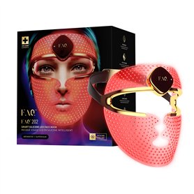 FAQ 202 Masque luminothérapie visage Anti-âge NIR+7 LED | Soin pour le visage localisé et traitement de l'acné | Masques de beau