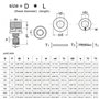Zixinz-Vis cylindriques M3 M4 M5 M6 M8 noir Grade 12.9 acier six pans creux tête à six pans creux vis SEM rondelle plate joint à