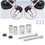 KACCDE Vis d'expansion de 13 à 19 mm pour guidon de moto - Pour la plupart des modèles de moto