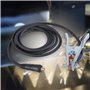 Uqezagpa Support d'électrode de soudage pour câble de soudage avec support d'électrode de soudage de 3 m pour soudeur