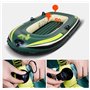 NAKEAH Bateaux for Adultes avec pagaie, Bateau pneumatique 3 Personnes avec Pompe, Bateau Kayak Plastique, Bateau à rames Gonfla