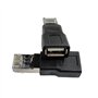 Uqezagpa Lot de 2 adaptateurs USB vers RJ45 Ethernet USB femelle vers RJ45 mâle pour routeurs d'ordinateur portable 100 Mbps sta