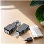 Uqezagpa Lot de 2 adaptateurs USB vers RJ45 Ethernet USB femelle vers RJ45 mâle pour routeurs d'ordinateur portable 100 Mbps sta