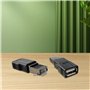 Uqezagpa Lot de 2 adaptateurs USB vers RJ45 Ethernet USB femelle vers RJ45 mâle pour routeurs d'ordinateur portable 100 Mbps sta