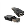 Uqezagpa Lot de 2 adaptateurs USB vers RJ45 Ethernet USB femelle vers RJ45 mâle pour routeurs d'ordinateur portable 100 Mbps sta