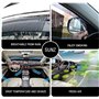 Deflecteur Vitre Voitur pour Citroen ZX Fukang MK1 1990-2013 Rearview Mirror Rain Eyebrow Carbon Fiber Pattern, Déflecteurs d'ai