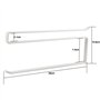 Sans Perçage Porte Rouleau Papier de Cuisine sous Étagère Placard de Cuisine Support Papier Toil