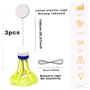 Kit d'entraînement de badminton Exercice auto-exercice Badminton Badminton Rebound Trainer avec des cordes très élastiques équip