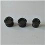 CAKEEYUM Bouchon de vidange pour Kayak Bouchons de dalot pour canoë Accessoire en Caoutchouc pour Bateau Noir 8 pièces Bouchons 