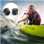CAKEEYUM Bouchon de vidange pour Kayak Bouchons de dalot pour canoë Accessoire en Caoutchouc pour Bateau Noir 8 pièces Bouchons 