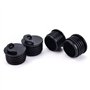 CAKEEYUM Bouchon de vidange pour Kayak Bouchons de dalot pour canoë Accessoire en Caoutchouc pour Bateau Noir 8 pièces Bouchons 