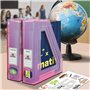 Acrimet Porte-Revues, Support Durable, Organisateur pour Dossiers pour Bureau (Plastique) (Couleur Rose Transparent) (Lot de 2)