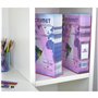 Acrimet Porte-Revues, Support Durable, Organisateur pour Dossiers pour Bureau (Plastique) (Couleur Rose Transparent) (Lot de 2)