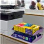 Acrimet Facility Bac à Courrier à 2 Niveaux/Charge Latérale A4, Organiseur de Bureau, en Plastique (Couleur Violet)