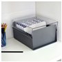 Base en Métal Robuste (Index AZ et un Séparateur Plastique Inclus) (Base Grise av