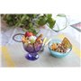 Excelsa Copenhague Lot de 6 tasses multicolores, verre, 31 cl