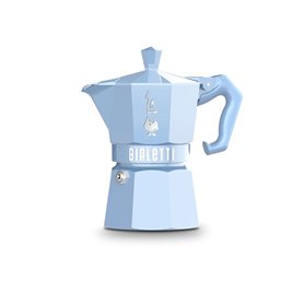 Cafetière Italienne Bialetti MOKA EXCLUSIVE Bleu Aluminium 3 Tasses