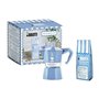 Cafetière Italienne Bialetti Bleu Aluminium Thermoplastique 3 Tasses
