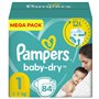 Pampers - Baby Dry - Taille 1 - Mega Pack - 84 couches
