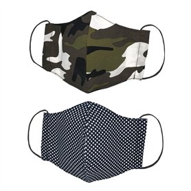 Kanguru Green Masque Faciale Set de 2 pièces - Garçon - Multicolore - 6-12 ANS