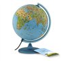 TECNODIDATTICA Safari Globe terrestre pour Enfants | avec Animaux et repères | illuminé et tournant | cartographie et brochure d