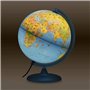 TECNODIDATTICA Safari Globe terrestre pour Enfants | avec Animaux et repères | illuminé et tournant | cartographie et brochure d