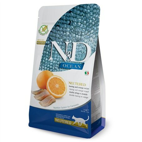 Farmina N&D Ocean Cat Herring and Orange NEUTERED Adult 300 GR