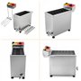 guoyjmm Machine à Frire Les bâtonnets de Hot-Dogs au Fromage de 25 L, friteuse pour Corn-Dogs, Machine électrique Commerciale de