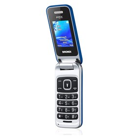 BRONDI Fox GSM Téléphone Portable avec Ouverture à clapet Affichage Couleur 1