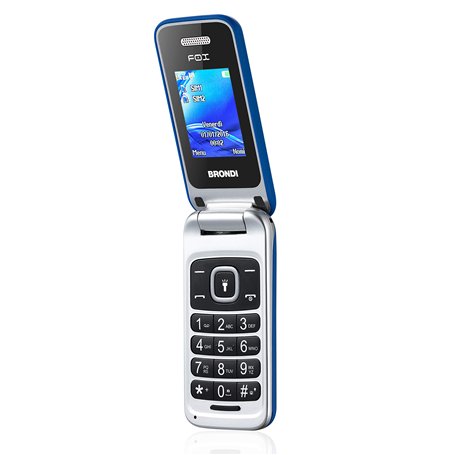 BRONDI Fox GSM Téléphone Portable avec Ouverture à clapet Affichage Couleur 1