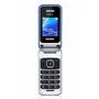 BRONDI Fox GSM Téléphone Portable avec Ouverture à clapet Affichage Couleur 1,77" 128 x 160 Pixels Bleu Clair