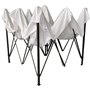 Gardenia Tonnelle 3 x 3 Pliable en accordéon EasyFlex Crème