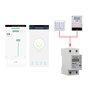 Compteur Wi-Fi Mono Fase, Mesureur de puissance Montage sur Guide DIN, APP Tuya et Smart Life