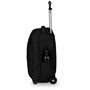 Invicta Chariot d'école Bénin Solid, Noir, 2 en 1, avec bretelles à usage sac à dos, poche pour bouteille d'eau et porte-ordinat