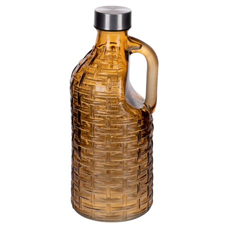 Villa d'Este Home Tivoli 1996 Lot de 3 bouteilles d'eau 1l en verre avec poignée