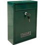 Kippen 10006AG - Boîte aux Lettres modèle Mail de Couleur Verte. Dimensions : 320 x 215 x 90 mm.