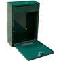 Kippen 10006AG - Boîte aux Lettres modèle Mail de Couleur Verte. Dimensions : 320 x 215 x 90 mm.