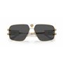Versace Mixte 0ve2251 63 147187 Lunettes de Soleil, Blanc/Gris foncé, Taille Unique