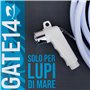 GATE14® Kit de douchette pour Bateaux et Camping-Cars avec Tuyau de 2,5 m douchette à Levier Boitier Ovale