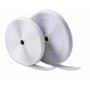 IPEA Ruban à Coudre - Bande Auto-Agrippante 20 mm Blanc – 25 Mètres de Longueur – Ruban à Déchirer à Couture (non adhésif) - Ext