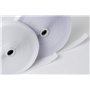 IPEA Ruban à Coudre - Bande Auto-Agrippante 20 mm Blanc – 25 Mètres de Longueur – Ruban à Déchirer à Couture (non adhésif) - Ext
