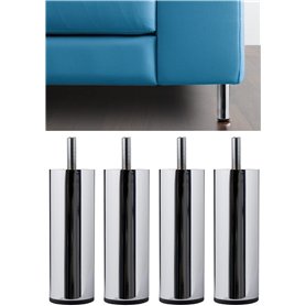 IPEA Pieds de Meuble et Canapé modèle Aquamarine - Lot de 4 Pieds en métal - Pieds au Design Minimal pour fauteuils