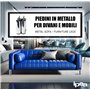 IPEA Pieds de Meuble et Canapé modèle Aquamarine - Lot de 4 Pieds en métal - Pieds au Design Minimal pour fauteuils, armoires, L