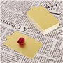 Mini Papier doré gâteau Carton 100 PCS Rectangle Mousse Cake Boards Cake Base décorative Cupcake pâtisserie Dessert Affiche Plat